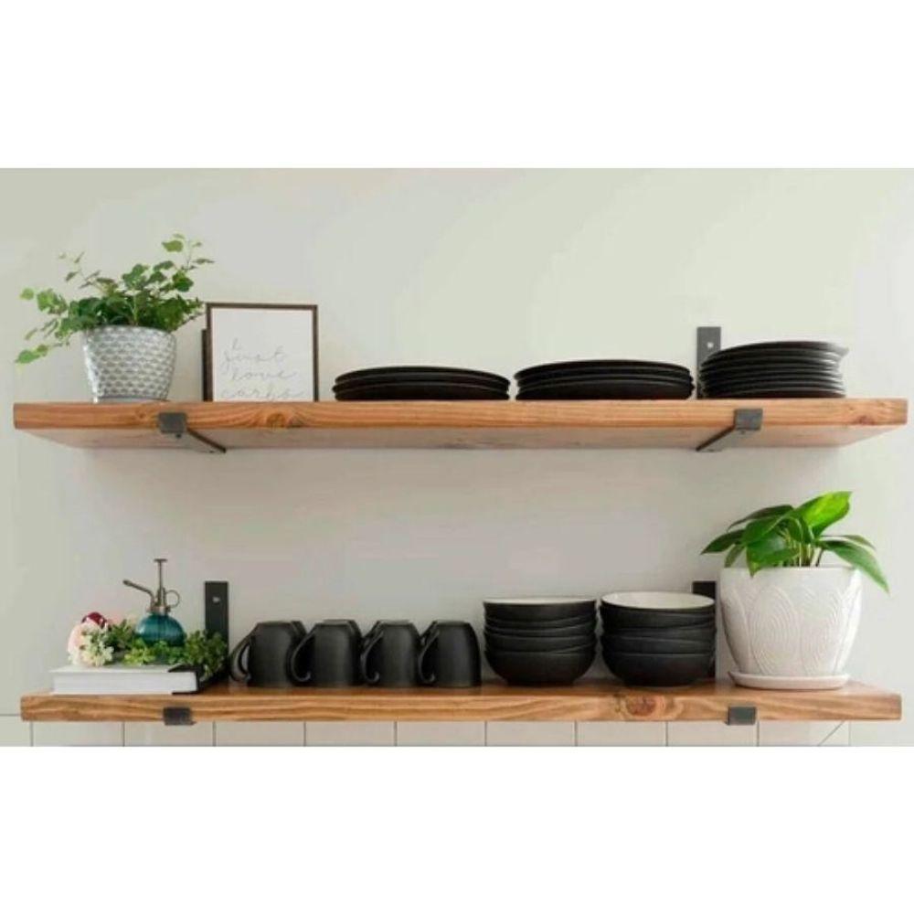 Suporte Prateleira Invertido Torres - Preto Tamanho 20cm - 4