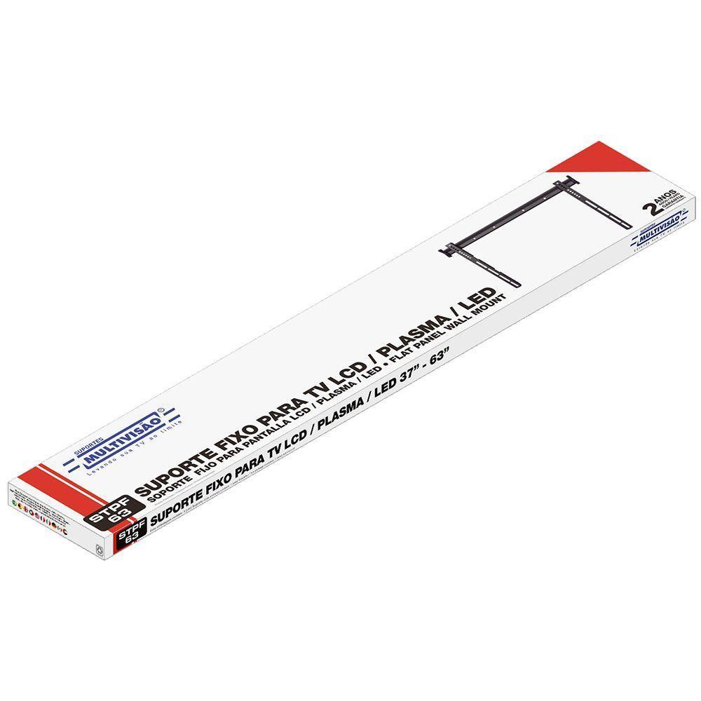 Suporte Para Tv Multivisao Stpf-63 Para Tv Lcd 32 A 84 Polegadas Fixo Preto - 1