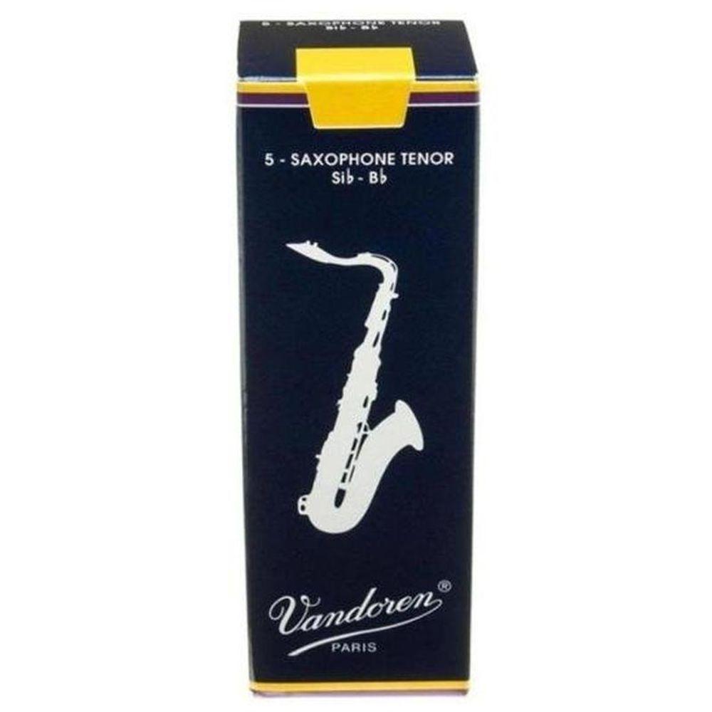 Palheta Tradicional Saxofone Tenor 2 Vandoren Sr222 - Cx - 5 - 1