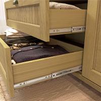 Guarda-roupa Solteiro Bogotá 4 Portas De Abrir E 2 Gavetas Em Madeira Com Espelho Freijó - Cavazotto - 7