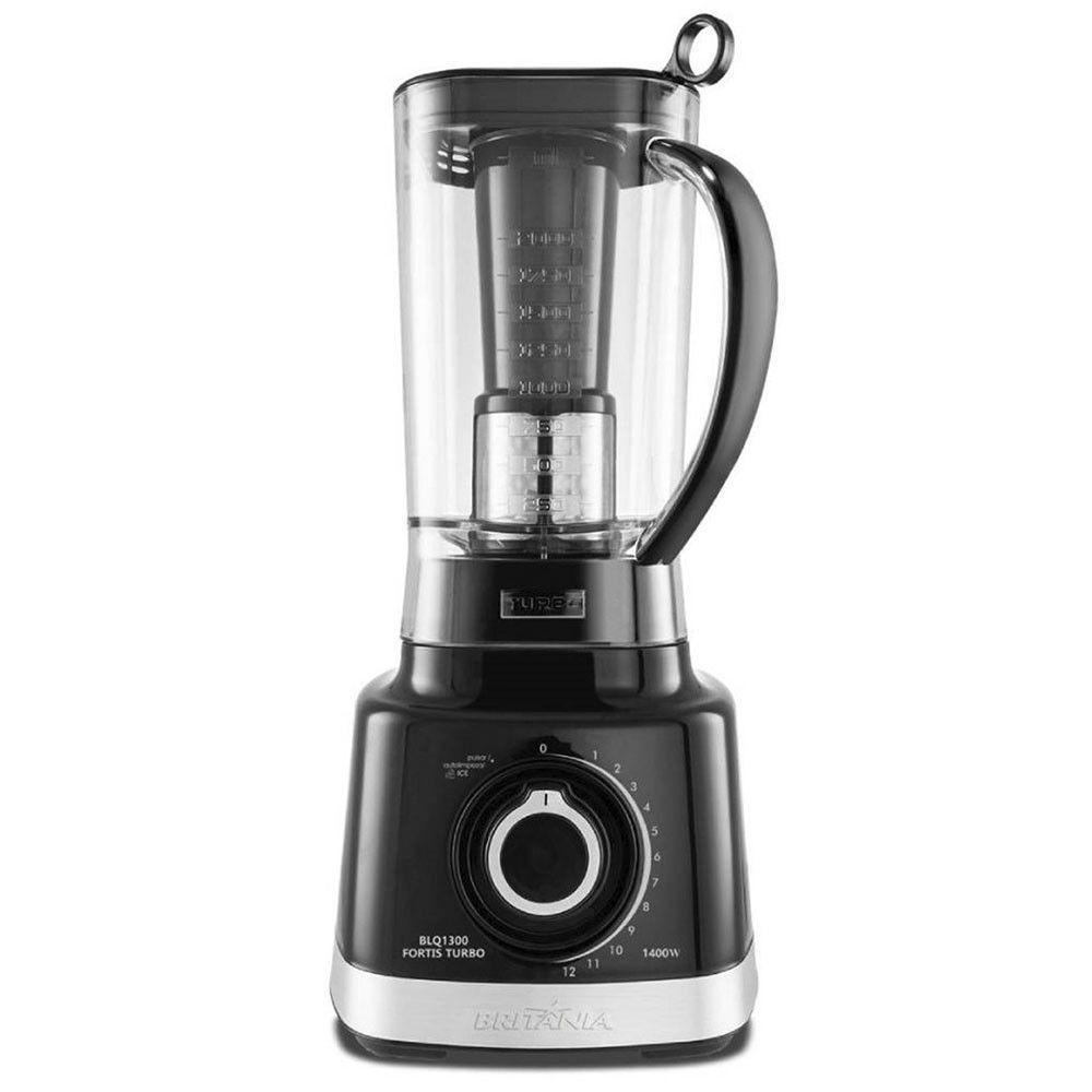 Liquidificador Britânia 1400W 3L 12 Velocidades Fortis Turbo Preto 110V - 1