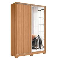 Guarda Roupa Frizatto Portas De Correr Com Espelho Albatroz Cinamomo/off White - 1