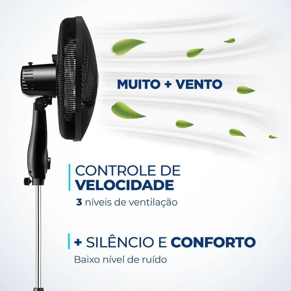 Ventilador De Coluna Mondial Vsp-40c-b 40cm 6 Pas - 110v - 2