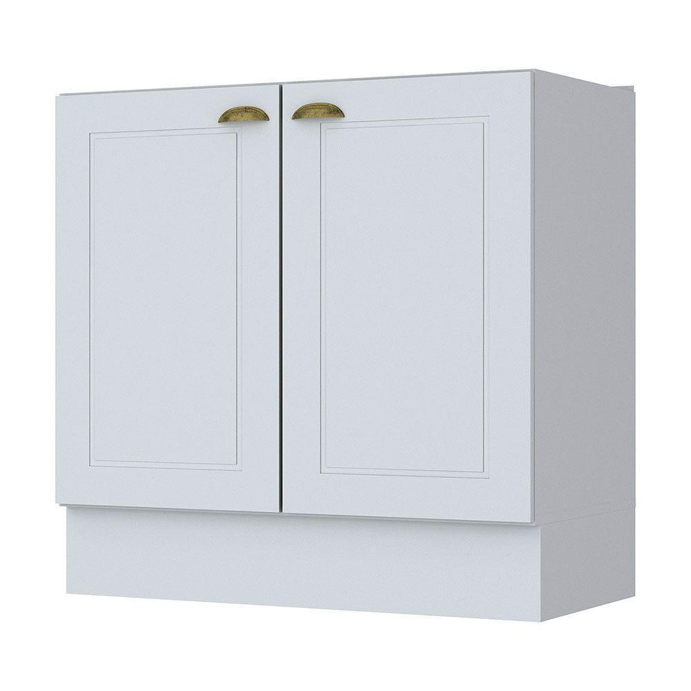 Cozinha Modulada 3 Peças Com Tampo Henn Americana Branco - 2