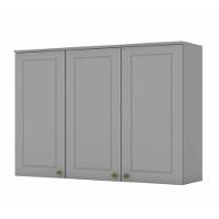 Cozinha Modulada 2 Peças 5 Portas 3 Gavetas Henn Americana Cinza - 5