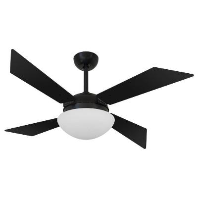 Ventilador de Teto Mais de Casa Volare Tech Preto 4 Pás 3 Velocidades 110V