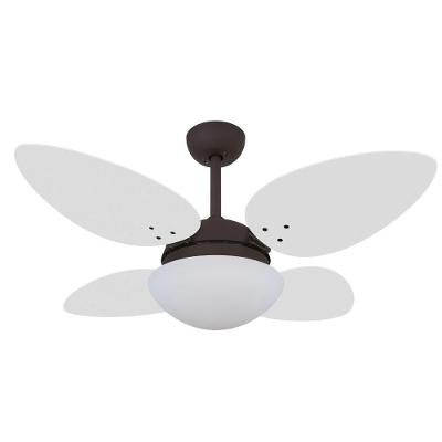 Ventilador de Teto Mais de Casa Volare Petalo Quad Branco 4 Pás 3 Velocidades 220V