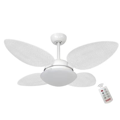 Ventilador de Teto Mais de Casa Volare P Palmae Branco 3 Velocidades com Controle Remoto 110V