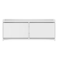 Armário De Sapatos 2 Portas Sampdoria Branco - 3