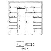Guarda Roupas Casal Com Ripado E Espelho 2 Portas 4 Gavetas Eloa Branco Caemmun Branco - 5