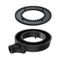 Queimador Simples Dupla Chama Completo Fogão Ferro N1 15cm - 1