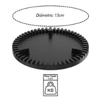 Queimador Simples Completo Fogão Industrial Ferro N01 13cm - 2