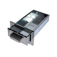 Gaveta Cinzeiro Lareira Chapa Aço Galvinox Popular 38 x 22 x 6cm. - 1