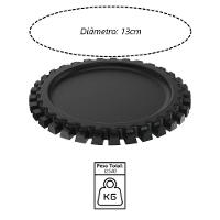 Queimador Palmatoria Médio Completo De Alta Pressão 13cm - 3