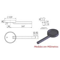 Queimador Simples Completo Fogão Industrial Ferro N03 13cm - 3