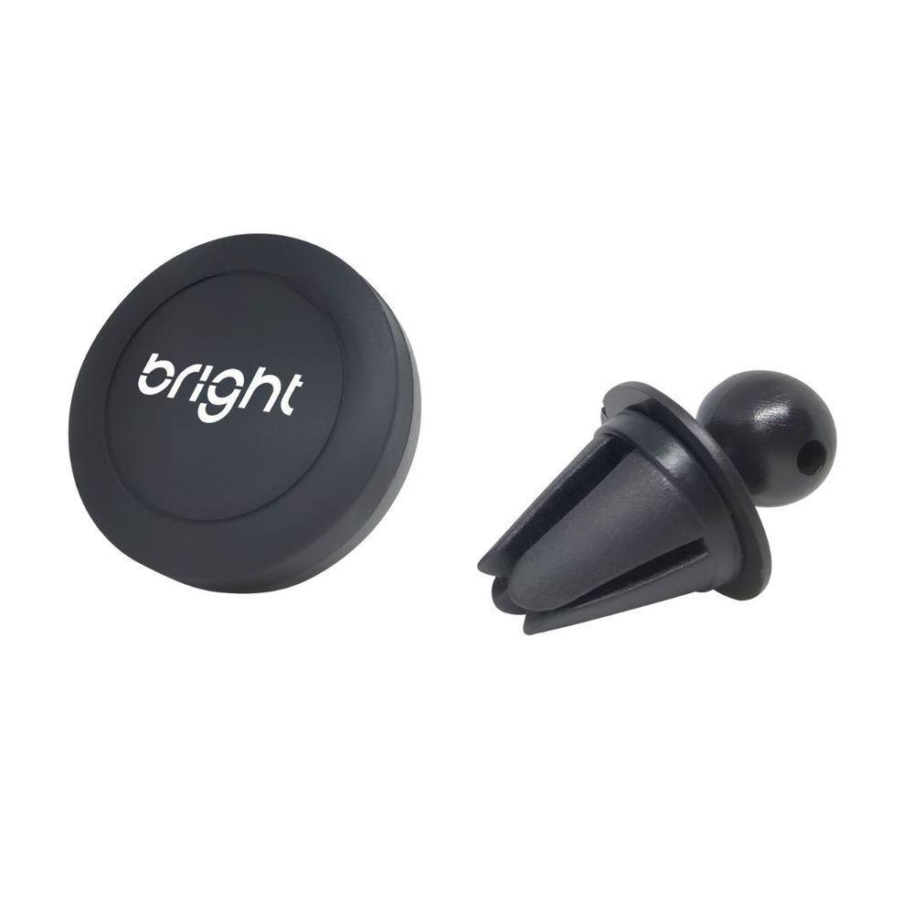 Suporte Celular Veicular Magnetico C- Articulacao Ac593 Preto Bright - 2