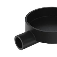 Queimador Palmatoria Curto Fogão Industrial De Ferro 13cm - 2