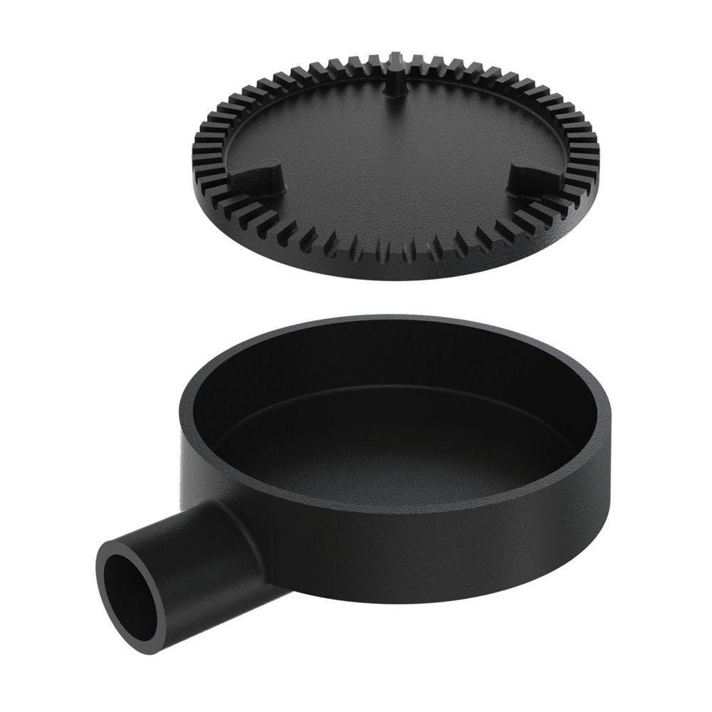 Queimador Palmatoria Curto Completo De Fogão Em Ferro 13cm - 1