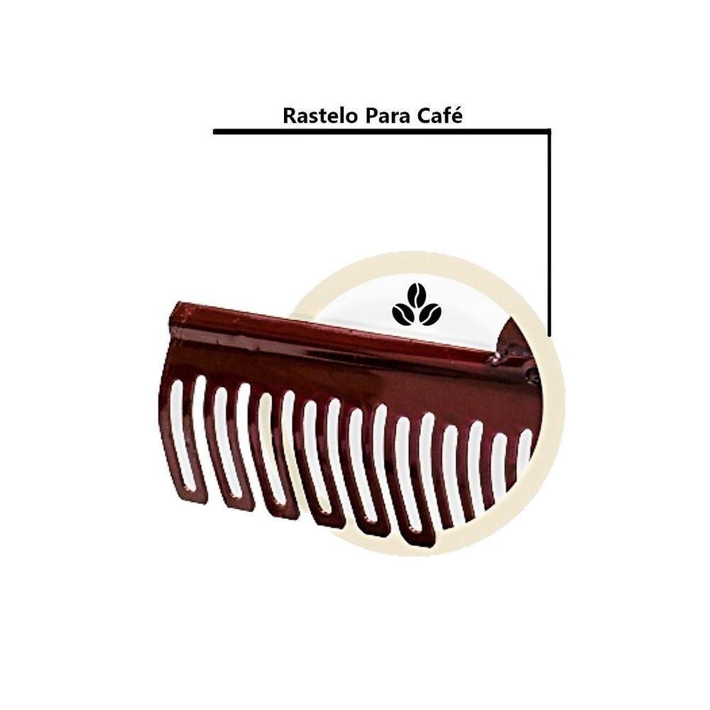 Rastelo 16 Dentes Aço Carbono Cabo Madeira Pra Limpeza 150cm - 3