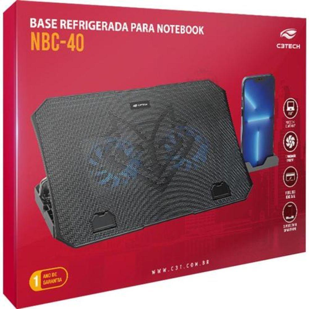 Suporte Para Notebook Nbc-40bk C3tech - 2