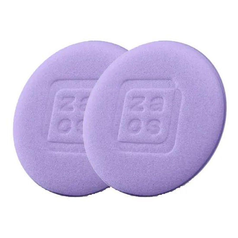 Kit 2 Aplicadores De Espuma Limpeza Automotiva Super Macia Zacs - 1