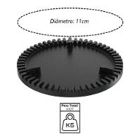 Queimador Simples Completo Fogão Industrial Ferro N02 11cm - 2