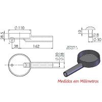 Queimador Simples Completo Fogão Industrial Ferro N02 11cm - 3