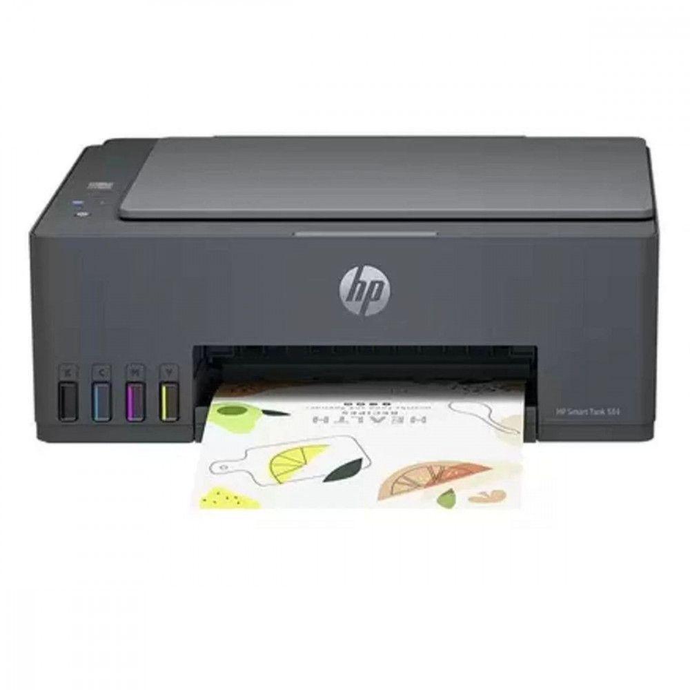 Impressora Multifuncional HP Smart Tanque De Tinta 584 Wi-fi Cinza Chumbo Bivolt - 1