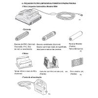 Robô Aspirador Automático Para Limpeza De Piscina Sodramar Rb6 Monofásico 110/220v - Até 12m De Comprimento - 2