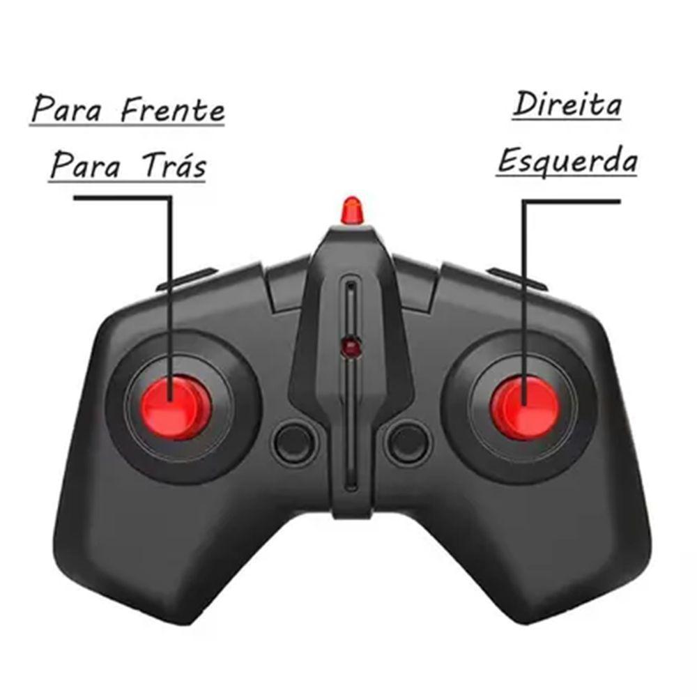 Carrinho Controle Remoto 360 Manobra Flip Radical Luzes Som Super Carro Divertido Criança Brinquedo Aventura - 4