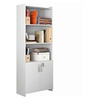 Armário Multiuso Escritório 2 Portas Com Chave Notável Branco Brilho New - 2