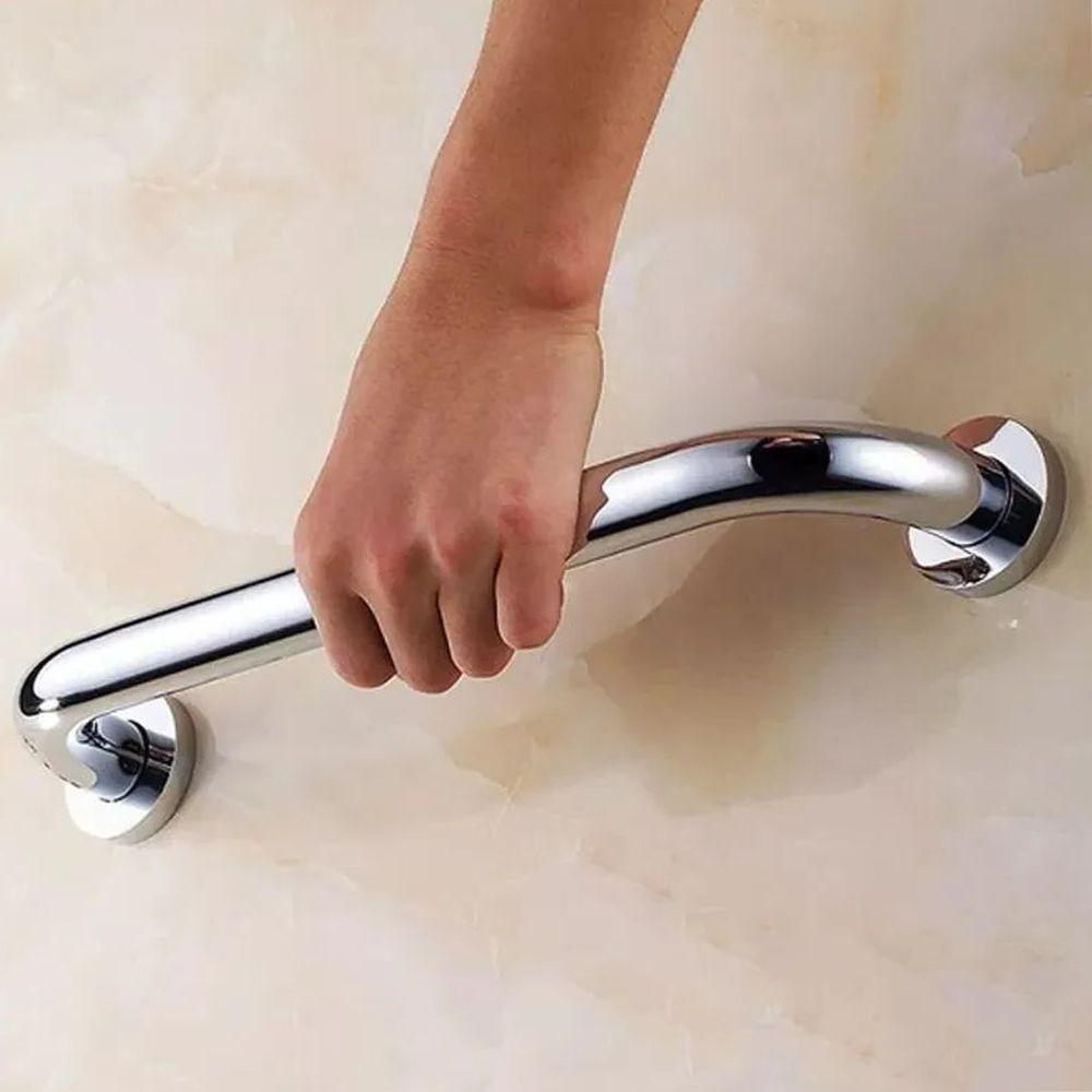 Barra Alça Apoio 50cm Kit 17 Uni Inox Idoso Pcd Cadeirante Acessibilidade Banheiro Box Segurança Suporte Evita Acidente - 3