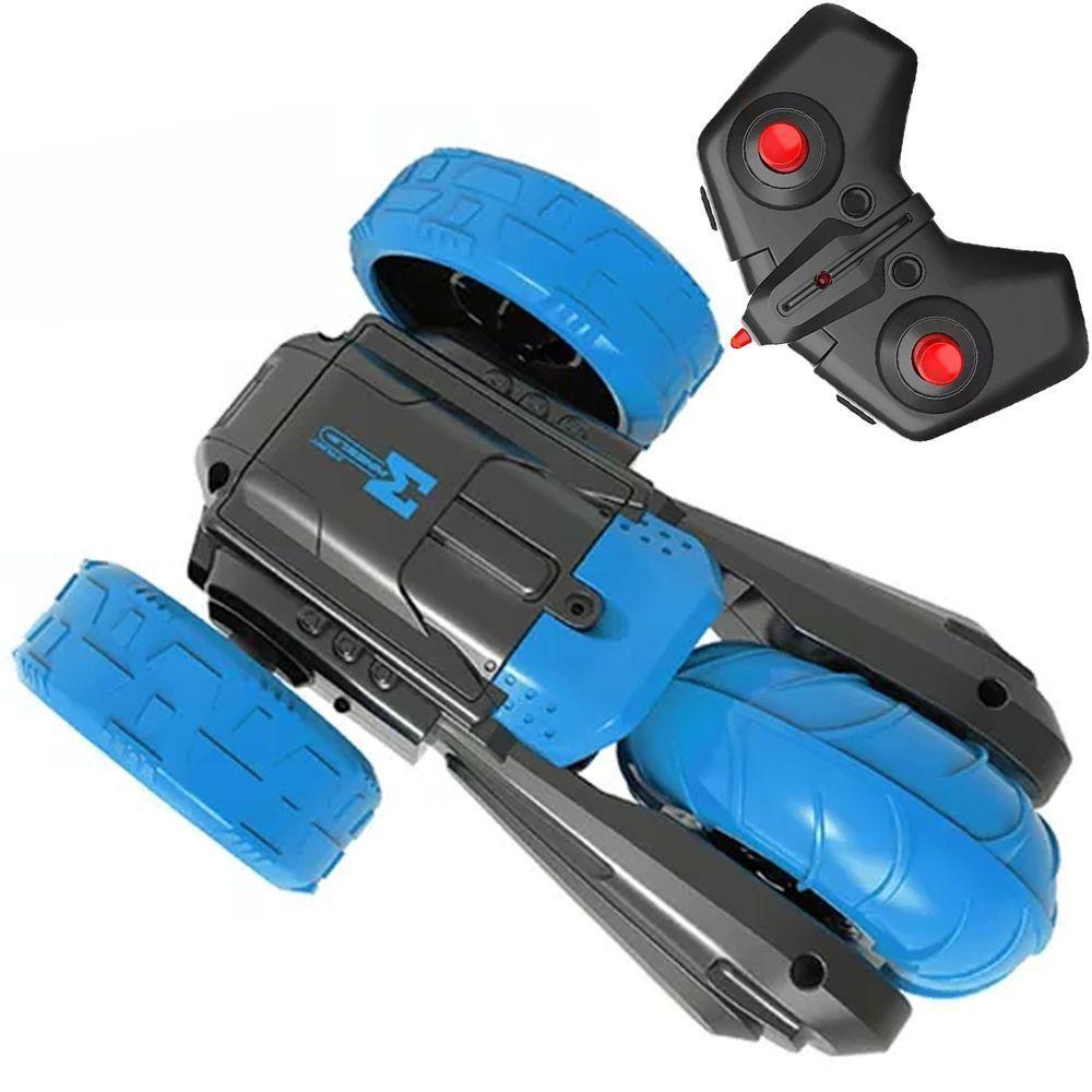 Carrinho Controle Remoto Manobra Radical 360 Luzes Som Brinquedo Super Carro Criança Divertido Aventura - 1