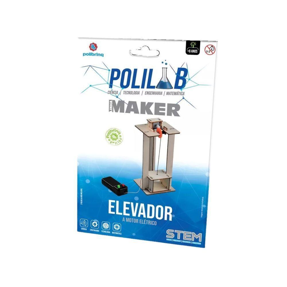 Brinquedo Elevador Motor Elétrico Polilab Maker - Polibrinq - 2