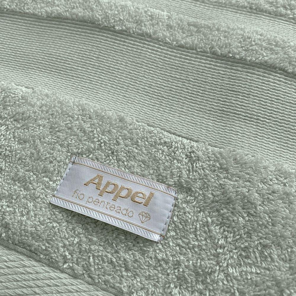 Jogo De Toalha Banhão Master 100% Algodão 4 Peças Gramatura 550 Verde Ice/rosa Cravo - 3