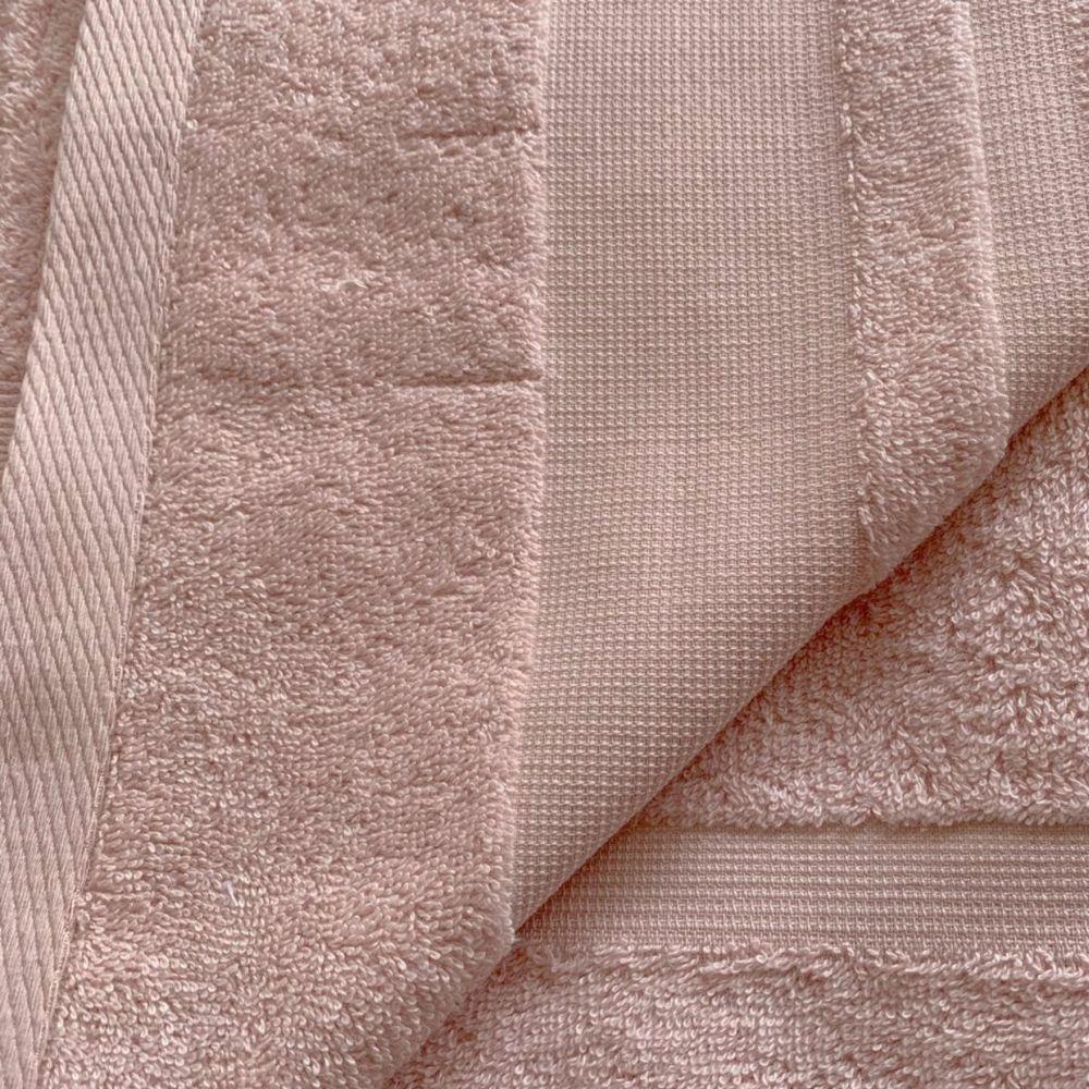 Jogo De Toalha Banhão Master 100% Algodão 4 Peças Gramatura 550 Verde Ice/rosa Cravo - 4