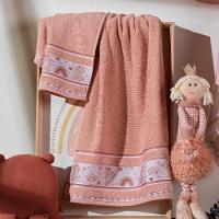 Jogo De Toalha De Banho Infantil 2 Peças Soft Kids Com Lavabo Appel Rosê Misty - Unicórnio - 2