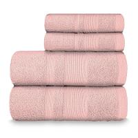 Jogo De Toalha Banhão Master 100% Algodão 4 Peças Gramatura 550 Rosa Cravo - 1