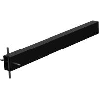 Suporte Pia Chumbar Bancada Aparador Mesa 50 Cm Preto - 7
