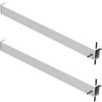 2 Suportes Pia Chumbar Bancada Mesa 40 Cm - Branco - 1