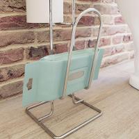 Suporte De Papel Higiênico Com Revisteiro-lenço Umedecido - Stolf Cromado - 2