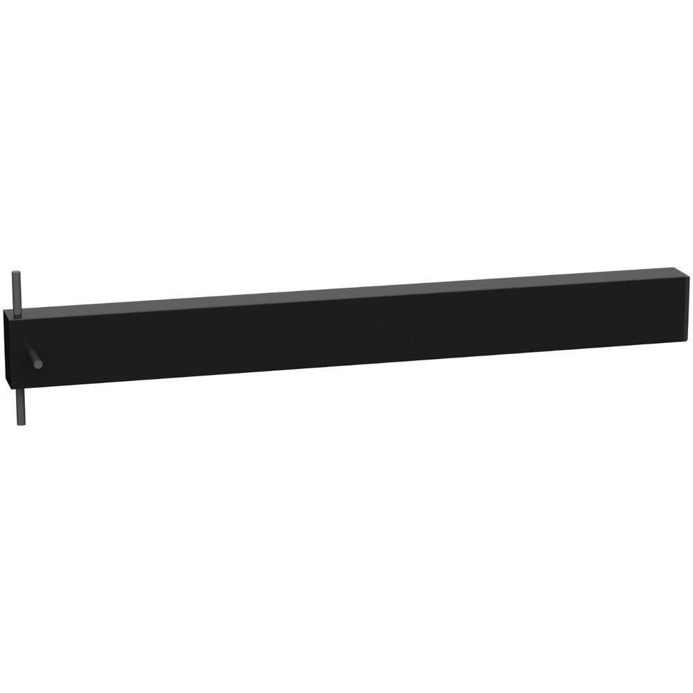 2 Suportes Pia Chumbar Bancada Mesa 50 Cm - Preto - 3