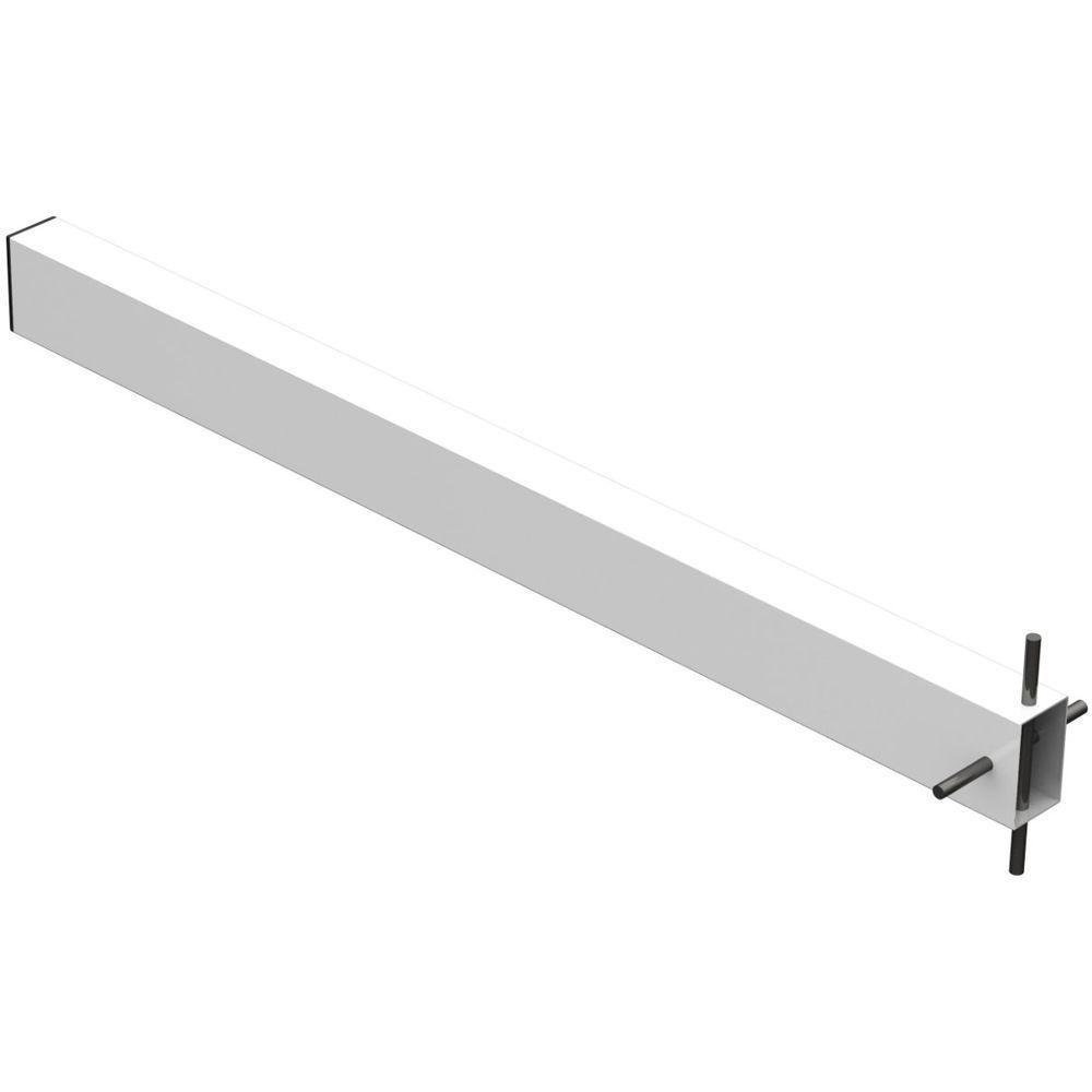 3 Suportes Pia Chumbar Bancada Mesa 60 Cm - Branco - 7