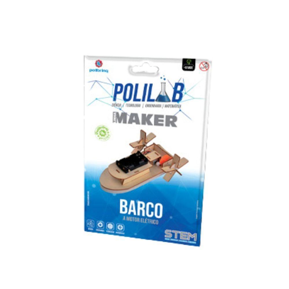 Brinquedo Barco Motor Elétrico Polilab Maker - Polibrinq - 2
