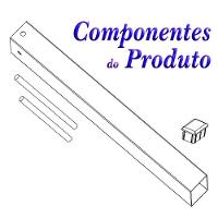 Suporte Pia Chumbar Bancada Mesa 40 Cm Branco