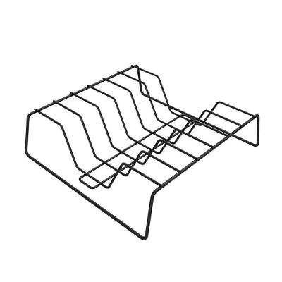 Suporte Organizador De Tampa De Panela - Stolf Preto