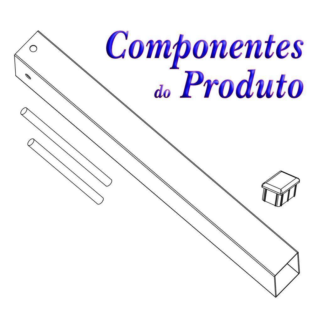 Suporte Pia Chumbar Bancada Mesa 60 Cm Branco - 3