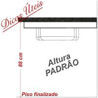 Suporte Pia Chumbar Bancada Mesa 50 Cm Preto