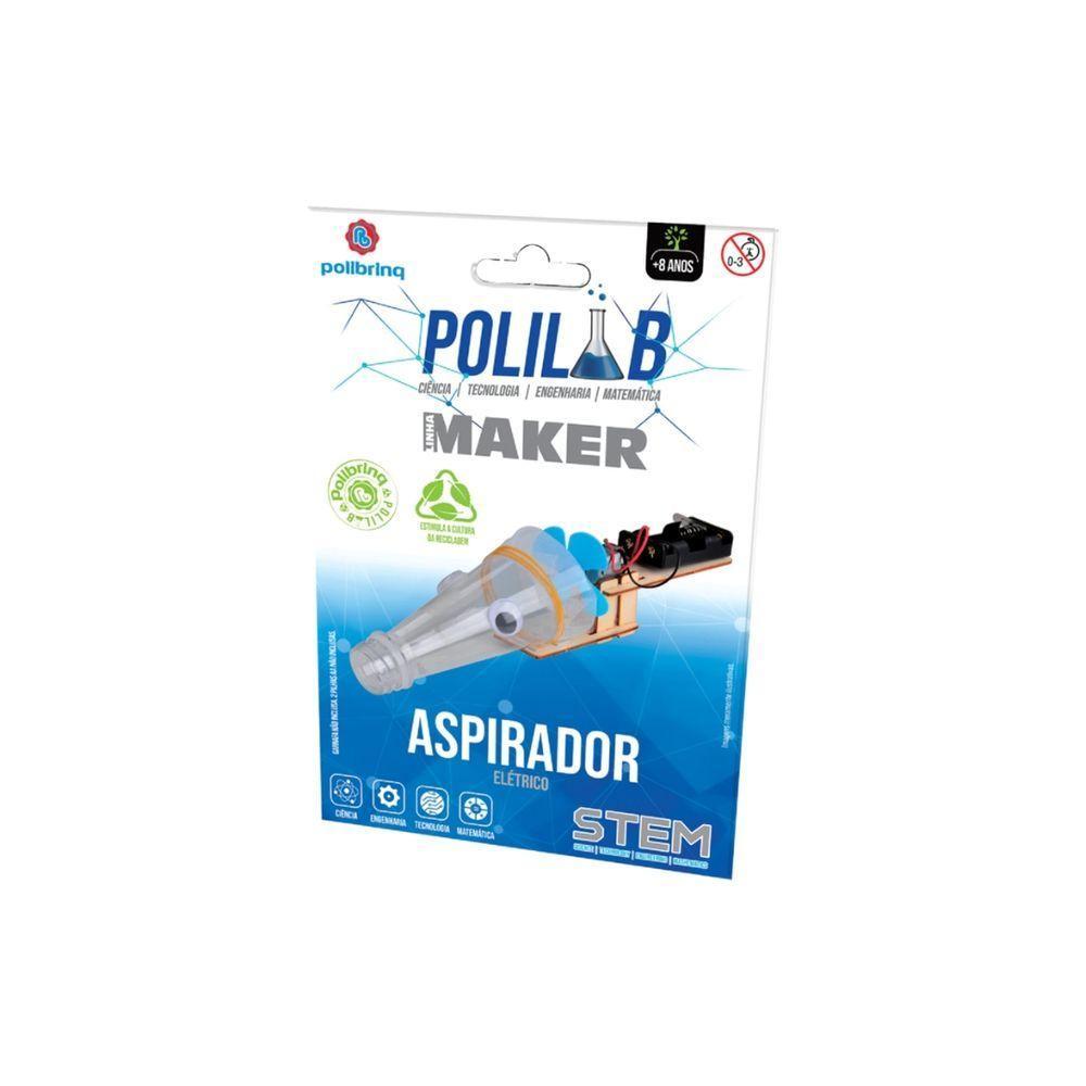 Brinquedo Aspirador Elétrico Polilab Maker - Polibrinq - 2
