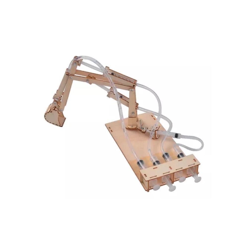 Brinquedo Escavadeira Hidráulica Polilab Maker - Polibrinq - 1